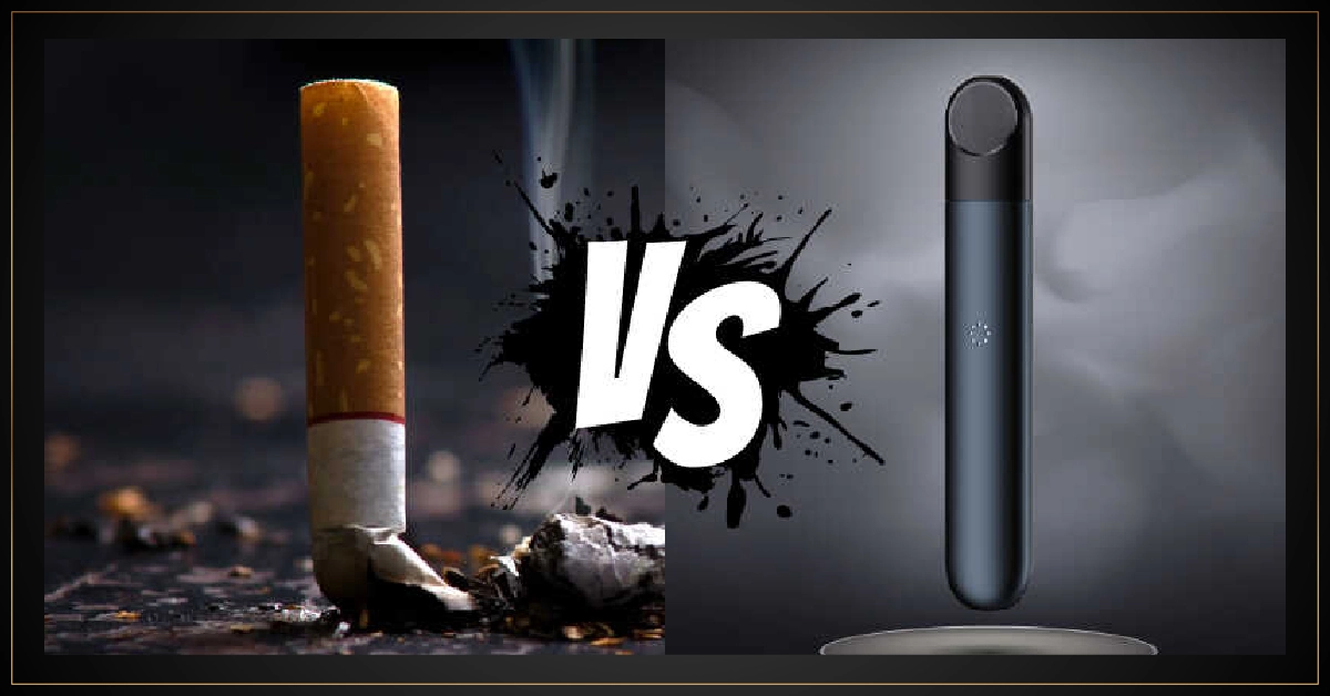 เปรียบเทียบสารพิษที่อยู่ใน Relx และบุหรี่ปกติ 1