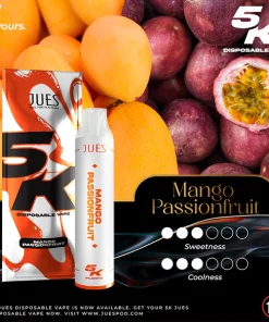 jues 5000 puff mango passion fruit