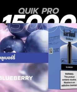 Pod Ks Quik Pro 15000 Puff Blueberry (บลูเบอร์รี่)