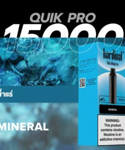 Pod Ks Quik Pro 15000 Puff Mineral (น้ำแร่)